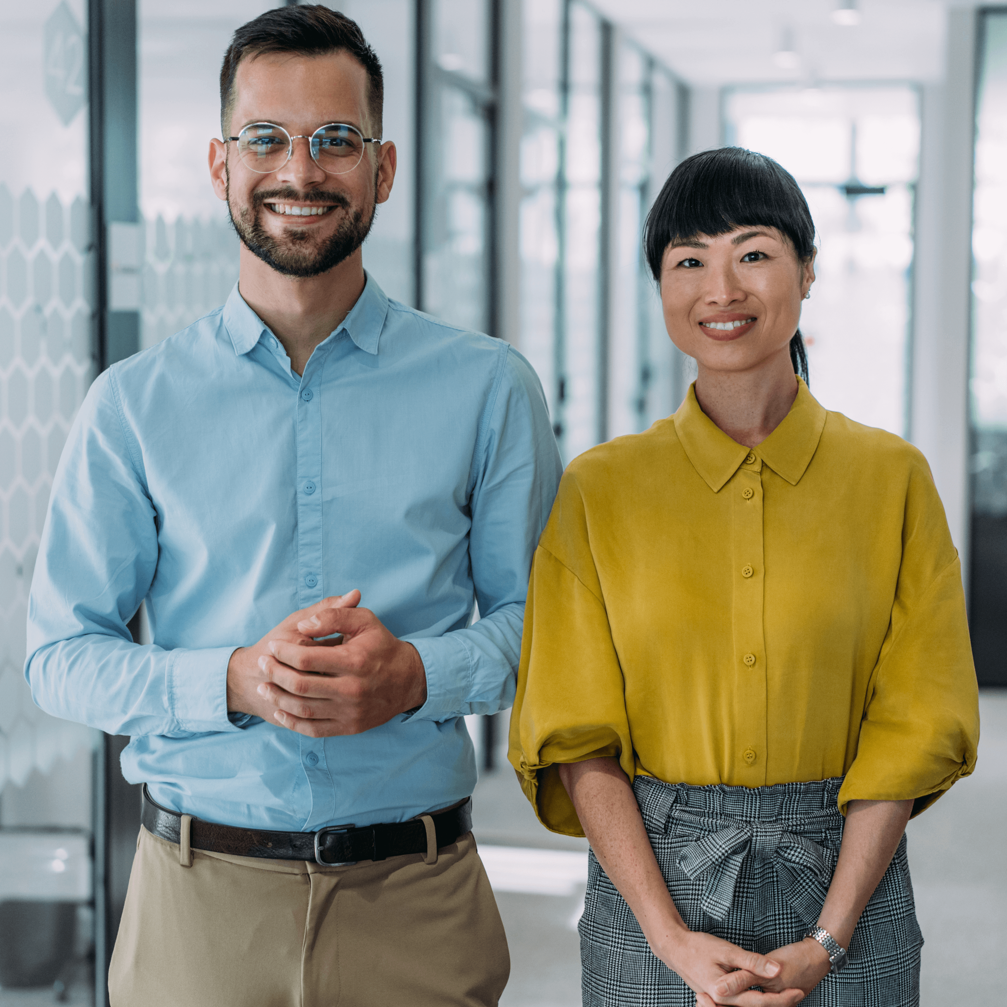 Two solutionists at Solutech